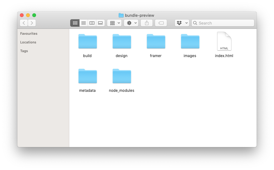 web preview folder