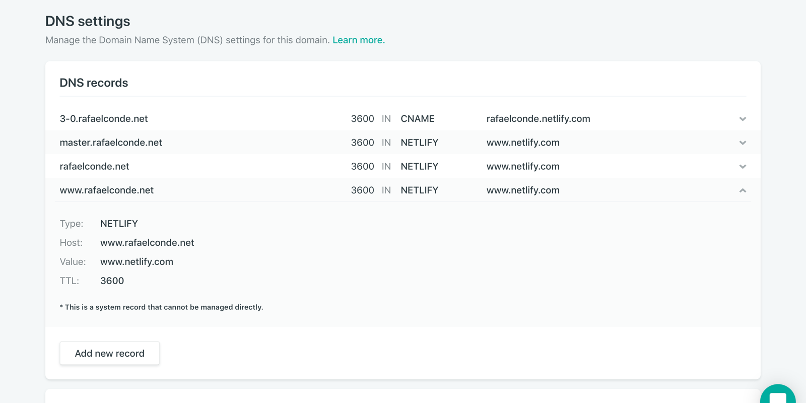 DNS Records